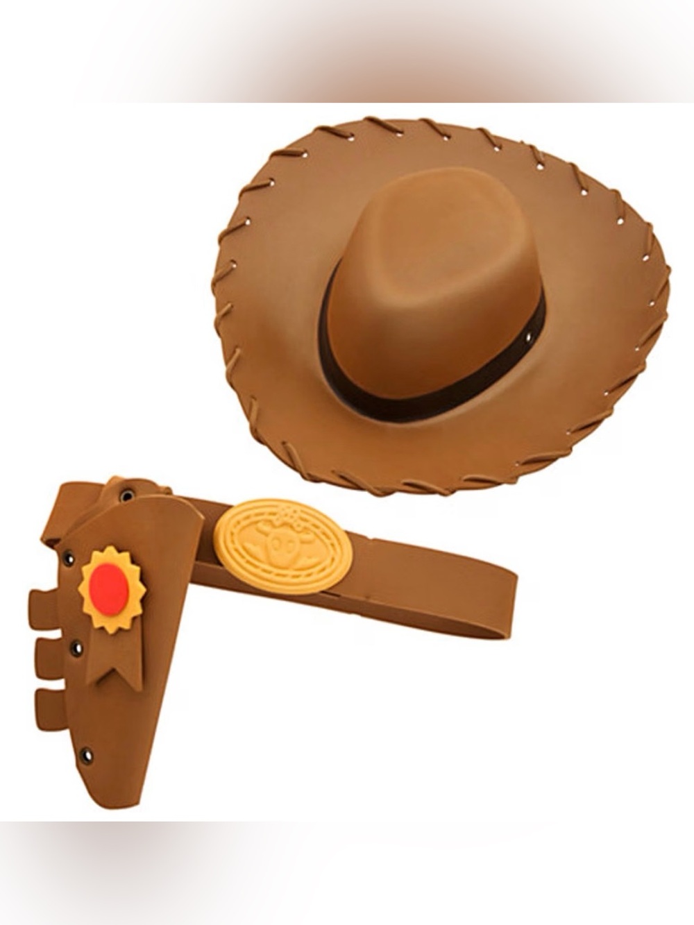 Disney Store Toy Story Sheriff Woody Costume Set KIDS hat holster and belt NEW